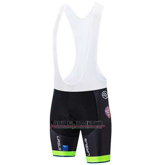 Abbigliamento Neri Italia 2019 Manica Corta e Pantaloncino Con Bretelle Verde Nero - Clicca l'immagine per chiudere